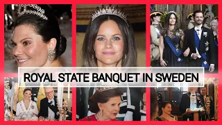 Royal State Banquet in Sweden - Swedish Royal Family Hosted the   President of Finland