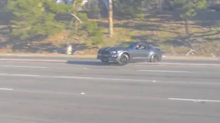 Mustang crash leaving car show - Fast Fails