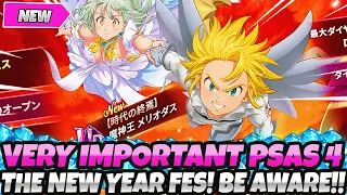 *VERY IMPORTANT PSAs FOR GOD MELIODAS & THE NEW YEARS BANNER!* SHOULD YOU SUMMON?? (7DS Grand Cross)