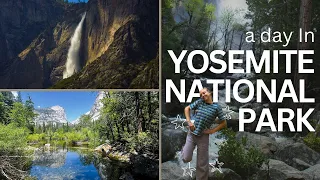 In-Experienced Hikers Go to Yosemite (Horsetail, Bridalveil, Yosemite falls + Mirror Lake trails)