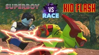 LEGO DC Villains: Kid Flash vs Superboy Race!! (Young Justice)