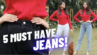 5 Must Have Jeans!  | Closet Essentials