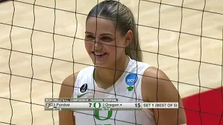 #3 Purdue vs #2 Oregon | Regional Semifinal | NCAA Women Volleyball Full Game 12/07/2023