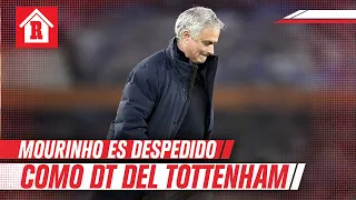 José Mourinho, despedido como DT del Tottenham