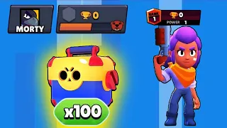 0 TROPHY ACCOUNT MEGA BOX LUCKY OPENING BRAWL STARS