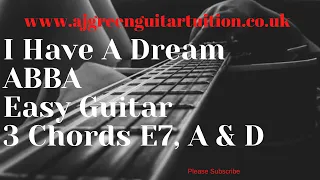 ABBA I Have A Dream Easy Guitar