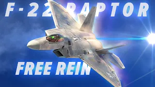 F-22 Raptor Covert Mission Behind Enemy Lines | DCS World