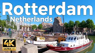 Rotterdam, Netherlands Walking Tour (4k Ultra HD 60fps) – With Captions