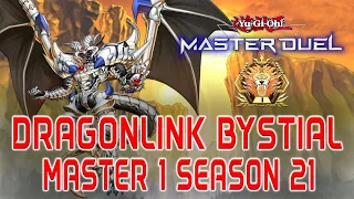 Dragon Link Bystial Season 21 Road To Master 1 | Decklist & Gameplay - Yu-Gi-Oh! Master Duel