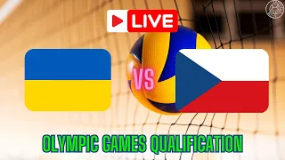 LIVE🔴: UKRAIN vs CZECH | Volleyball Olympic Games qualification livescore Česká - Україна