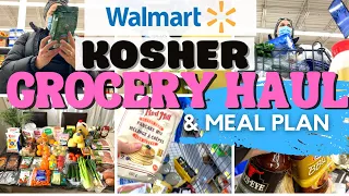 KOSHER WALMART GROCERY HAUL AND MEAL PLAN  | WHAT WE EAT IN A WEEK ORTHODOX FAMILY | FRUM IT UP