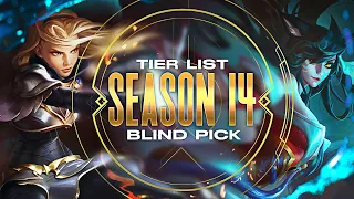 SEASON 14 BLIND PICK TIERLIST