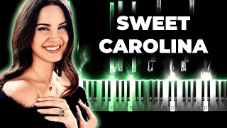 Lana Del Rey - Sweet Carolina piano karaoke instrumental cover, lyrics