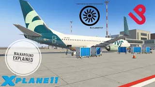 LevelUP 737-800 / Xplane 11 / at LSGG / Walkaround Explained