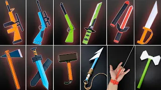 12 Origami Paper Weapons Easy to make at home