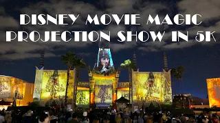 Disney Movie Magic Projection Show at Disney's Hollywood Studios in 5K | Walt Disney World 2021