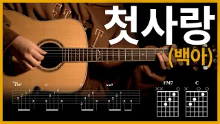 #44.Amor -  Baek.A 【★★☆☆☆】 | Guitar tutorial | (TAB+Chords)