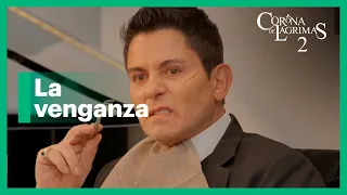 Rómulo revela su venganza contra Refugio | Corona de lágrimas 2 5/5 | C-70