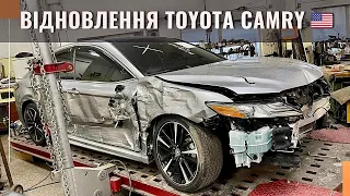 Дорожче ніж з Авторіа. Toyota Camry 70 2021 USA. Пригнати та відновити чи купити в Україні?