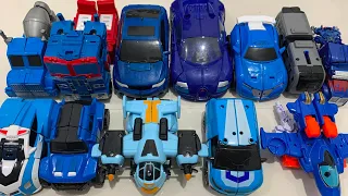 12 블루 트랜스포머 토봇 자동차 장난감 12 Blue Transformer Tobot Car Toys, Air Plane Train Truck Transformers