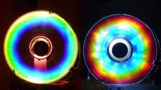 Cómo hacer Colores Alucinantes con un CD (Arco iris Casero) /experiencia de Física