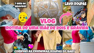 Vlog rotina comprei as primeiras roupinhas do baby