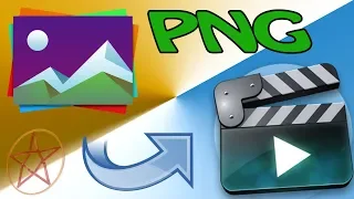 Как из png картинок сделать видео с прозрачным фоном