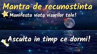 Mantra de recunostinta! Manifesta viata visurilor tale💛 Afirmatii pozitive de multumire !💙💤