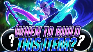 WHEN TO BUILD THIS ITEM ON YASUO! (NEW 3RD ITEM?!)