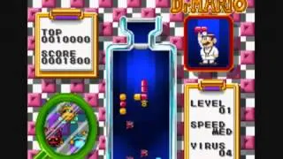 Gameplay - Dr Mario SNES