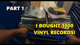 I BOUGHT 1000 VINYL RECORDS - WAS THERE ANY GEMS? (PART 1)