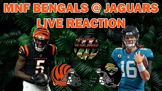 MONDAY NIGHT FOOTBALL Cincinnati Bengals @ Jacksonville Jaguars LIVE Reaction & Play by Play