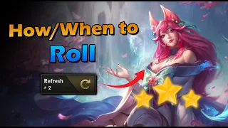 How/When to ROLL in TFT - TFT Challenger Coaching