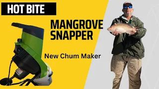 Hot Mangrove Snapper Bite and a new Chum Block Maker!!!!