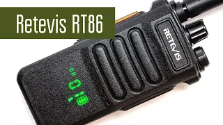 Retevis RT86. Cloning over the air. 10W. Professional UHF radio.