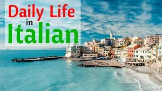 Learn Italian For Daily Life 😎130 Daily Italian Phrases 👍 English Italian