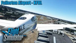 Fullerton Airport (KFUL) in Microsoft Flight Simulator 2020