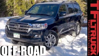 2016 Toyota Land Cruiser Real World MPG Test & Snowy Off-Road Review