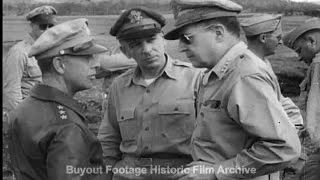 Historic Archival Stock Footage WWII - MacArthur | Allies Drive Japs From Lae!