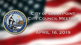 City Council Meeting: April 16, 2019