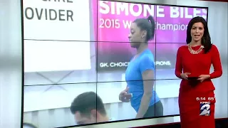 Simone Biles' family opens gym