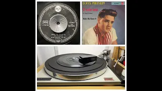 Elvis Presley: Make Me Know It, 1960 (RCA 47-9314, pressed by Teldec Germany) a well played G+ copy