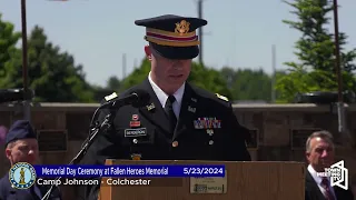Memorial Day Ceremony at Fallen Heroes Memorial