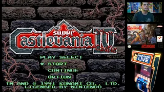 Super Castlevania IV Hard Mode Hack (SNES) Mike Matei Live