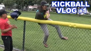 THE BEST KICKBALL CATCH OF ALL TIME! | Kickball Vlogs #1