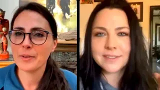 Amy Lee from Evanescence and Sharon Den Adel from Within Temptation talks about Worlds Collide Tour