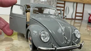 1.000.000th!!! VW BEETLE (1955) DIECAST - MAISTO SPECIAL EDITION Review by Model Car