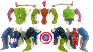 ASSEMBLE TOYS ~ HULK SMASH, SPIDER-MAN, CAPTAIN AMERICA, SIREN HEAD AVENGERS TOYS