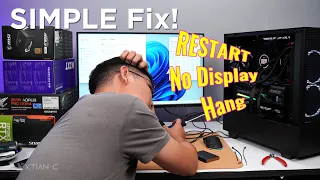 VLOG: Troubleshooting TIPS #3: SIMPLE FIX - Restart, Hang, No Display sa Newly built PC
