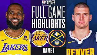 LAKERS vs NUGGETS FULL GAME 1 HIGHLIGHTS APRIL 18, 2024 NBA PLAYOFFS GAME 1 2K24